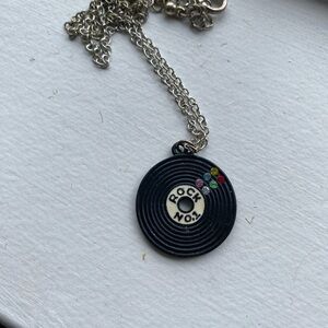 Vinyl Record Necklace